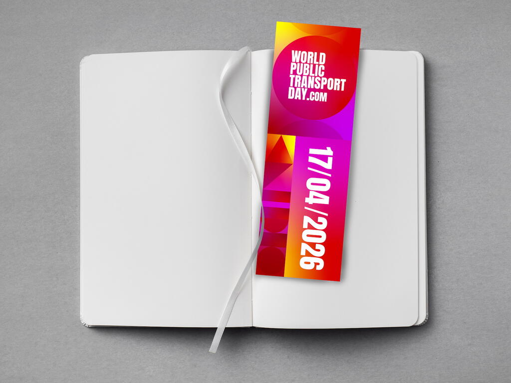 Example of branded bookmark