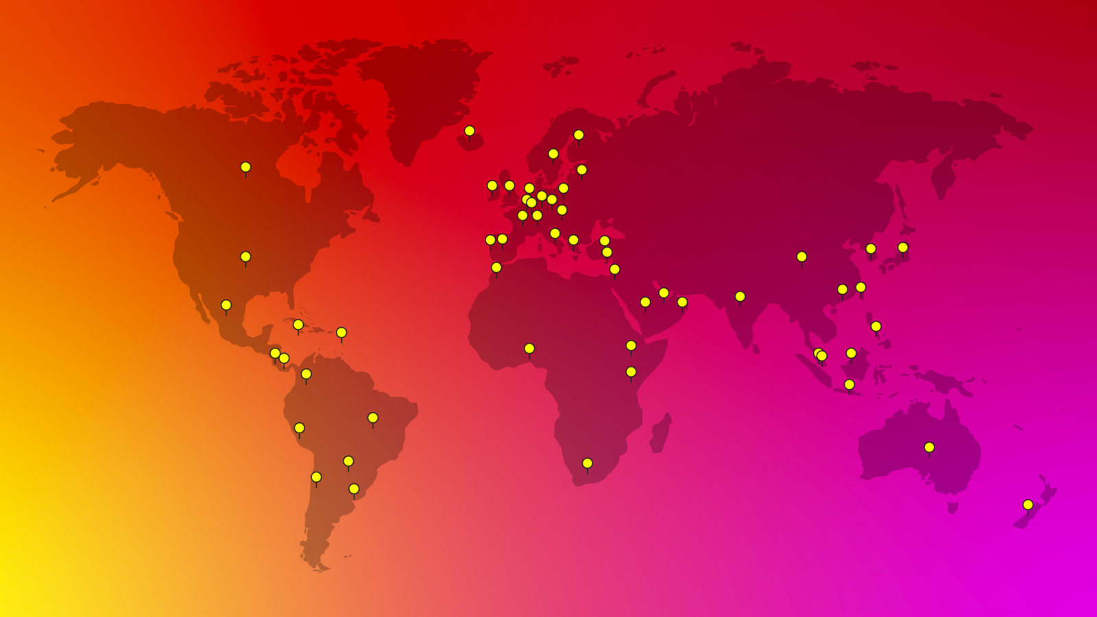 Countries where participating organisations are based for World Public Transport Day 2026
