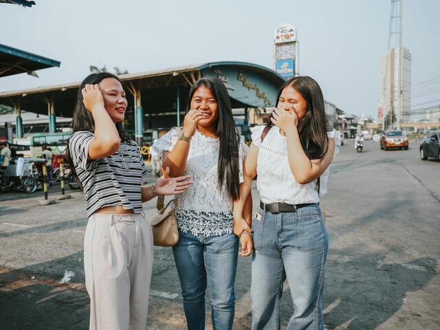 A picture of Angelic, Cassandra and Angelou